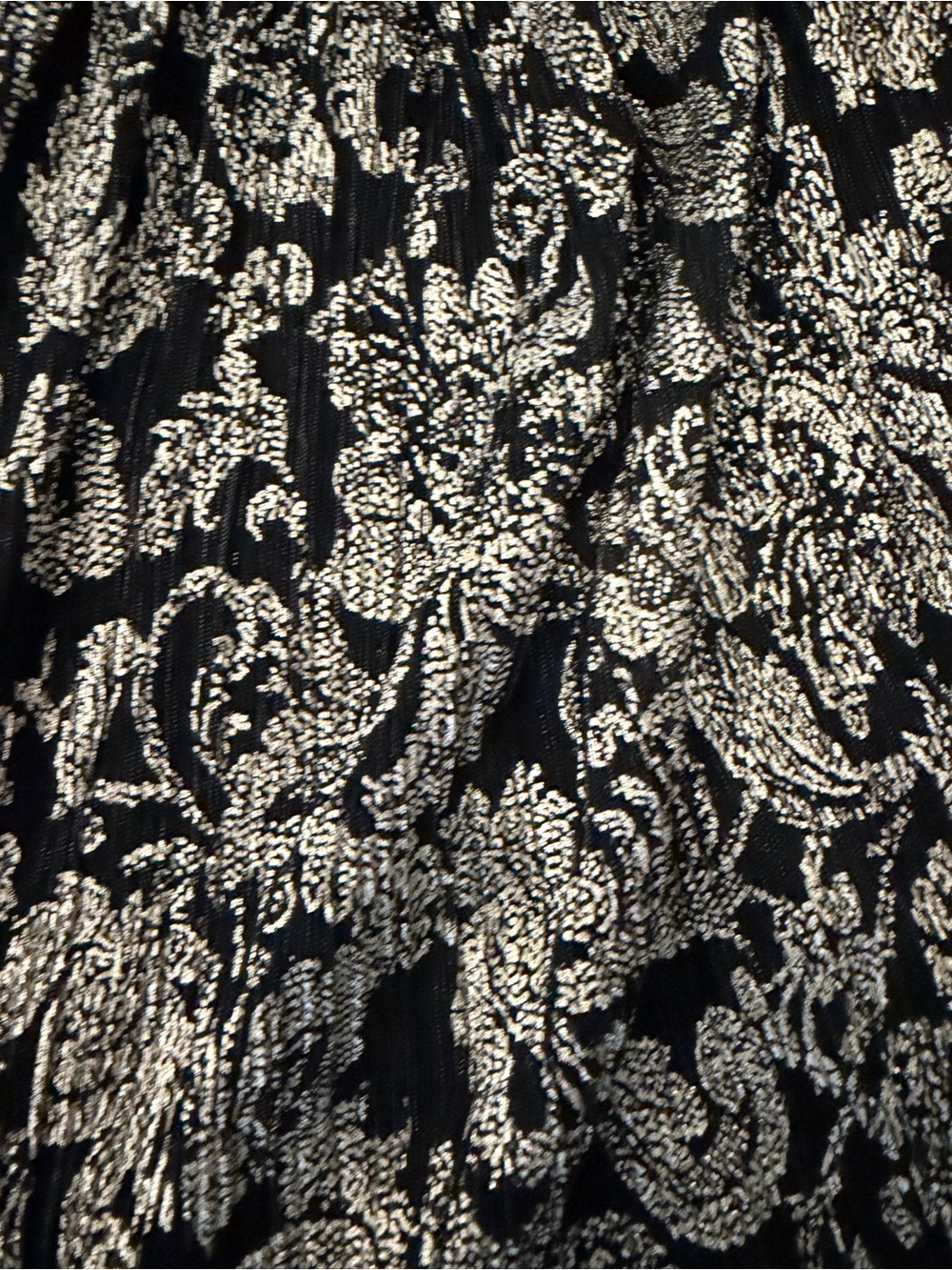 Parker Strapless Gold Metallic Brocade Maxi Dress Black Size 12 NWT - Picture 8 of 10